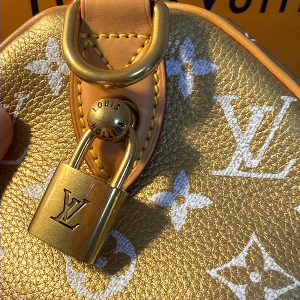 Louis Vuitton Speedy P9 Bandouliere 25 Gold Kintsugi